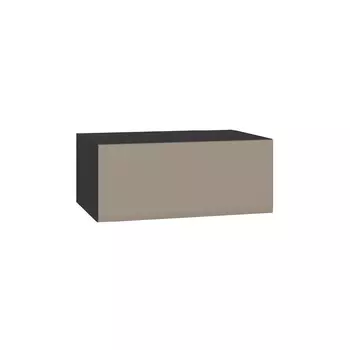 Шкаф антресольный Сидней 16.314.01, антрацит, веллюто капучино