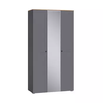 Шкаф для одежды Остин 13.336.03, серый графит, дуб золотой крафт