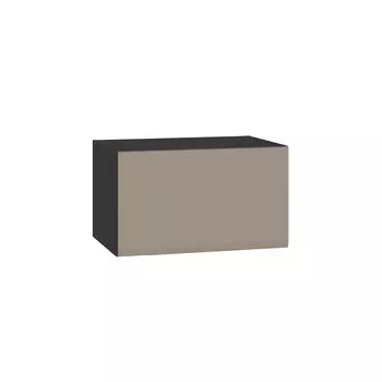 Шкаф навесной Сидней 16.314.05, антрацит, веллюто капучино