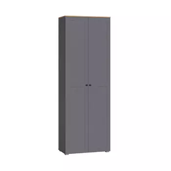 Шкаф Остин 16.307, серый графит, дуб золотой крафт