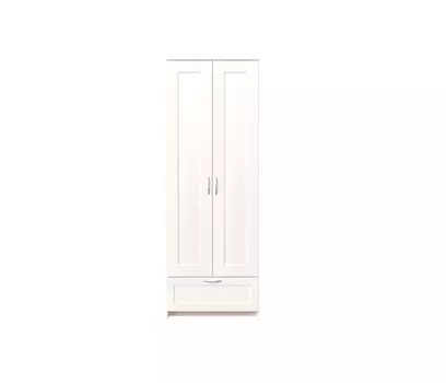 СИРИУС шкаф 2 двери и 1 ящик 78х59х220