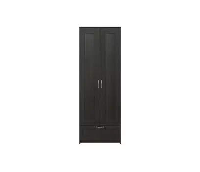 СИРИУС шкаф 2 двери и 1 ящик 78х59х220