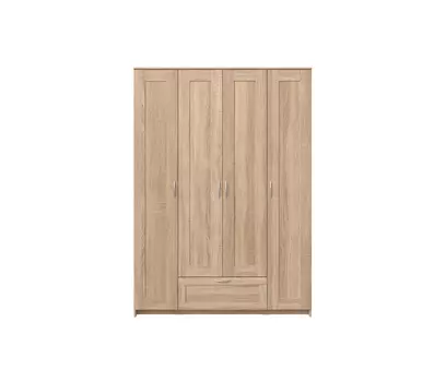 СИРИУС шкаф 4 двери и 1 ящик 156х59х220