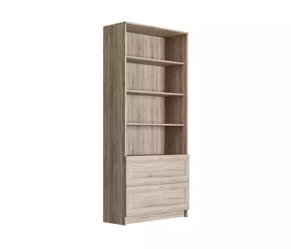 СИРИУС стеллаж 2 ящика 78х190 RU