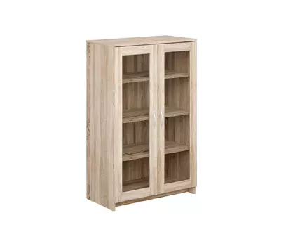 СИРИУС тумба 2 двери со стеклом 78х123 RU