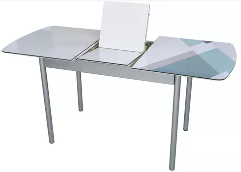 Стол AS 60 раздвижной 120*70,Геометрик (металлик)