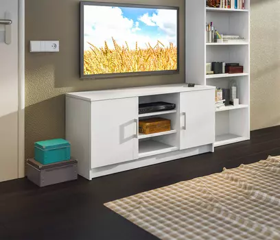 Терра (Лофт) СБ-2959 Тумба ТВ Белый