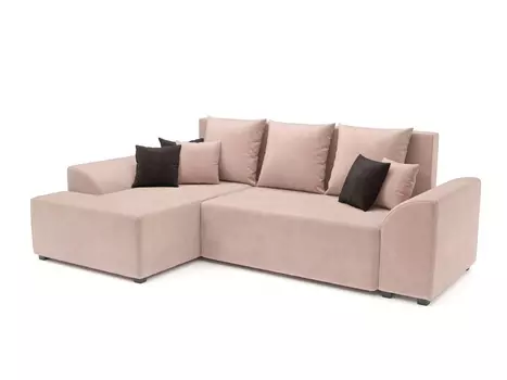 Угловой диван Анхель левый угол, микровелюр