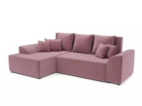 Угловой диван Анхель левый угол, велюр