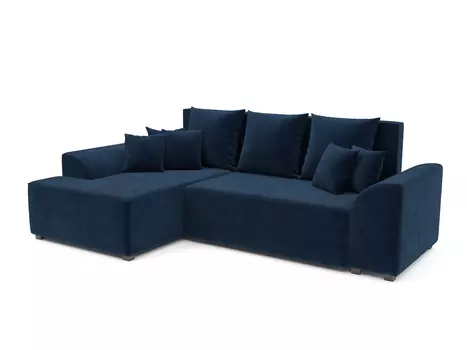 Угловой диван Анхель левый угол, велюр Luna