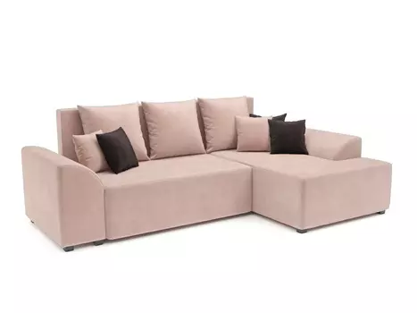 Угловой диван Анхель правый угол, микровелюр