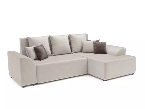 Угловой диван Анхель правый угол, вельвет (бархат)