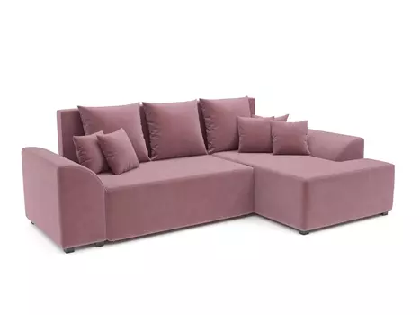 Угловой диван Анхель правый угол, велюр