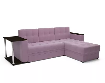Угловой диван Атланта, микровелюр