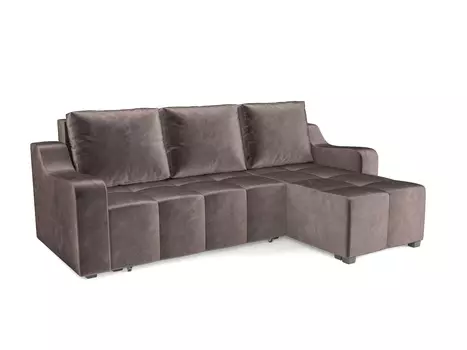 Угловой диван Бернард, вельвет (бархат)