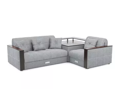 Угловой диван Чехия, рогожка