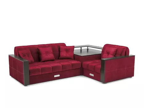 Угловой диван Чехия, вельвет (бархат)