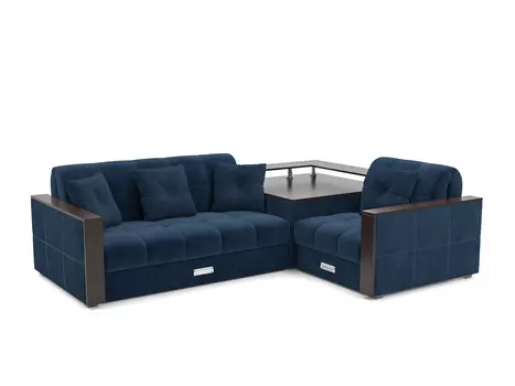 Угловой диван Чехия, велюр Luna