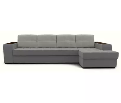 Угловой диван ЭДИНБУРГ Д3 с оттоманкой, шенилл