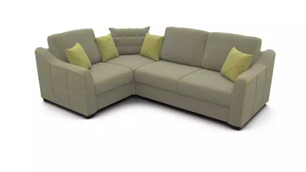 Угловой диван-кровать Адонис, велюр