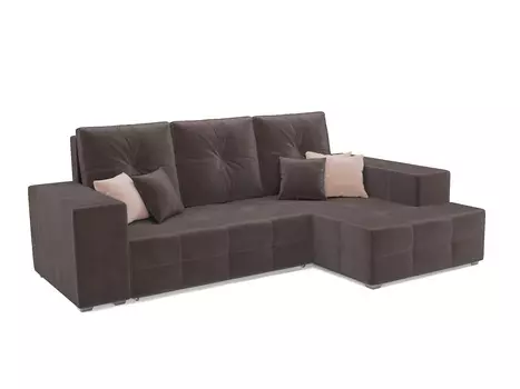 Угловой диван Лаваль правый угол, микровелюр