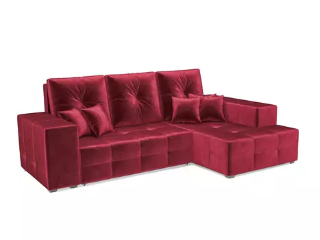 Угловой диван Лаваль правый угол, вельвет (бархат)