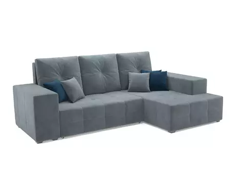 Угловой диван Лаваль правый угол, велюр