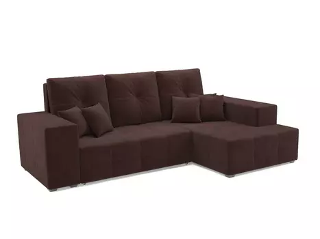 Угловой диван Лаваль правый угол, велюр