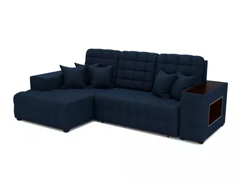 Угловой диван Магерит левый угол, велюр Luna