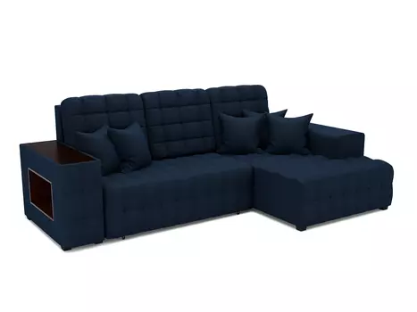 Угловой диван Магерит правый угол, велюр Luna