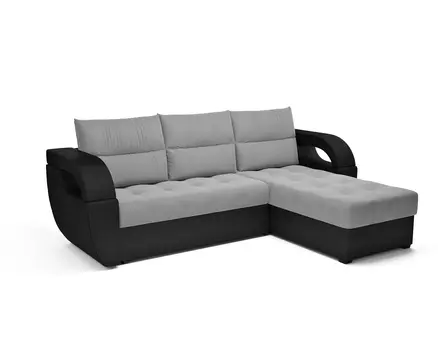Угловой диван Мартинес, рогожка и экокожа