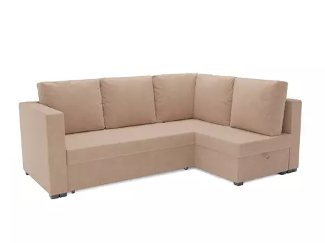 Угловой диван Монако, велюр Luna