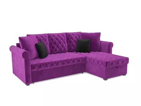 Угловой диван Вильгельм, микровелюр