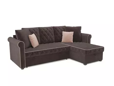 Угловой диван Вильгельм, микровелюр