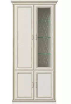 ВЕНЕТО гостиная Шкаф 4-х дверный(1 стеклодверь)