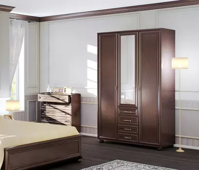 Верди СБ-1437 Шкаф 3-х дверный