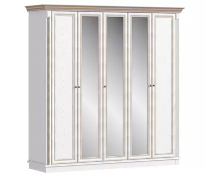 Шкаф 5 дверный с зеркалом Версаль СБ-3053