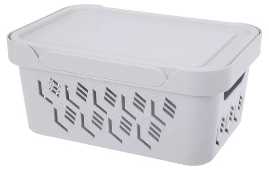ЯЩИК С КРЫШКОЙ УНИВЕРСАЛЬНЫЙ DELUXE, 270х190х120 ММ, 4,6Л