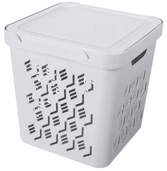 ЯЩИК С КРЫШКОЙ УНИВЕРСАЛЬНЫЙ "DELUXE", 286х286х286 ММ, 18Л