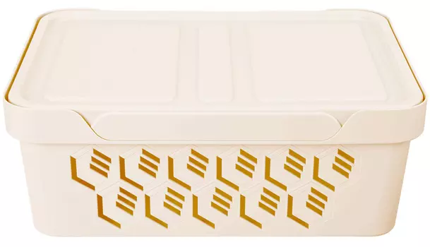 ЯЩИК С КРЫШКОЙ УНИВЕРСАЛЬНЫЙ DELUXE, 380х276х140 ММ, 12Л