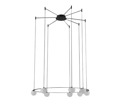 07810-80A,19 Люстра Грета черный