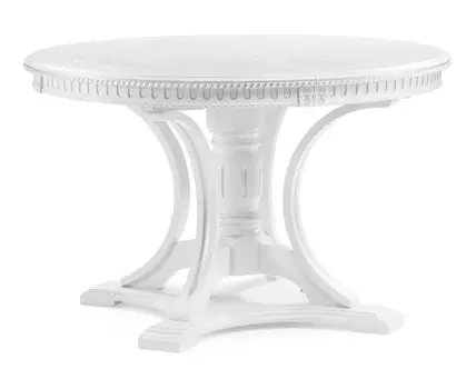 [15343] Деревянный стол Нозеан _ новый (Белый)