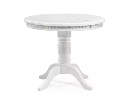 [15352] Деревянный стол Долерит _ новый (Белый)