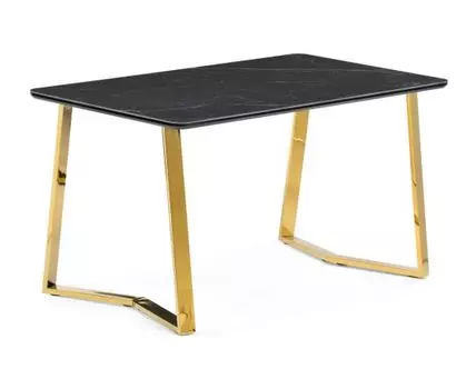 [21242] Керамический стол Селена 140 черный МР