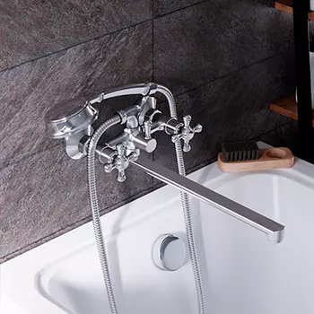 239500000 Смеситель для ванны и душа, с длинным изливом