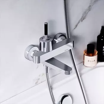 291000000 Смеситель для ванны и душа, c поворотным изливом