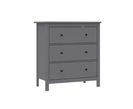2.08.02.020.4 САГА комод 3 ящика серый