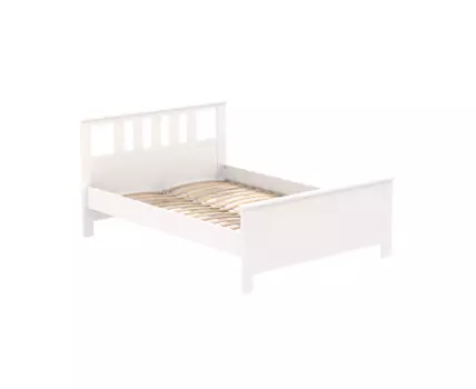2.08.04.060.1 САГА кровать двойная 140х200 белая
