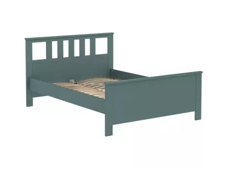 2.08.04.060.6 САГА кровать двойная 140х200 темно-бирюзовая