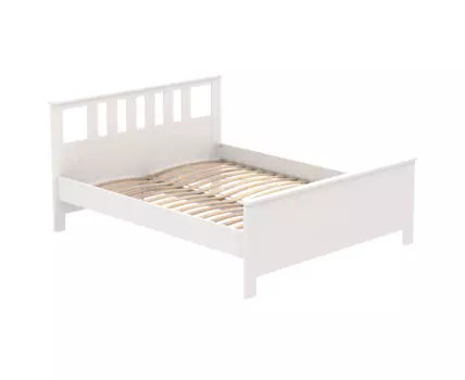 2.08.04.070.1 САГА кровать двойная 160х200 белая